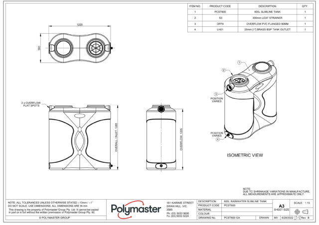 PCST600 GA PCST600 GA