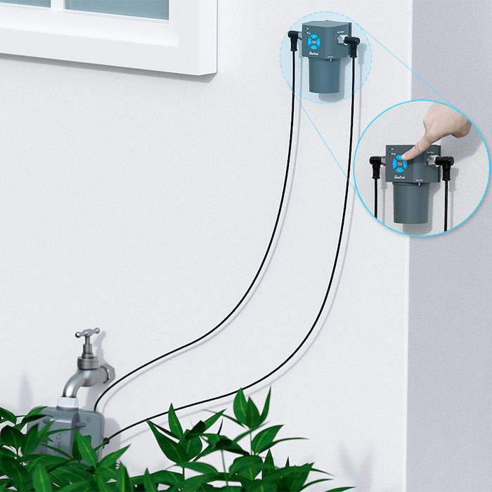 LinkTap Gateway & Q1 4-Zone Wireless Water Timer (with 4 built-in flow meters) & Connection Cables 3 q1 access